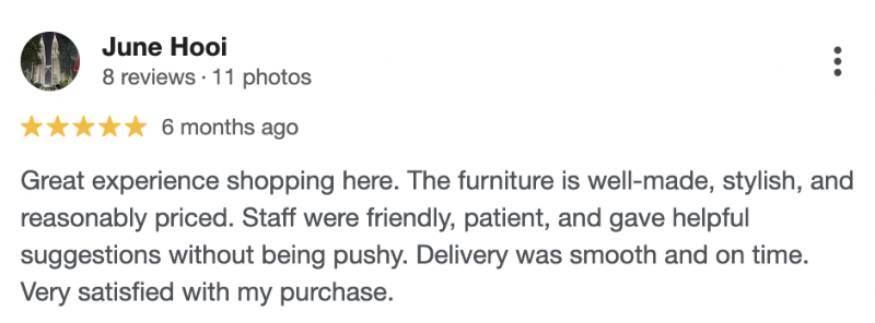 Google customer review