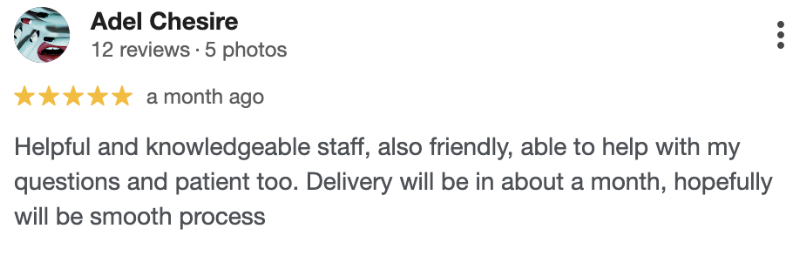 Google customer review