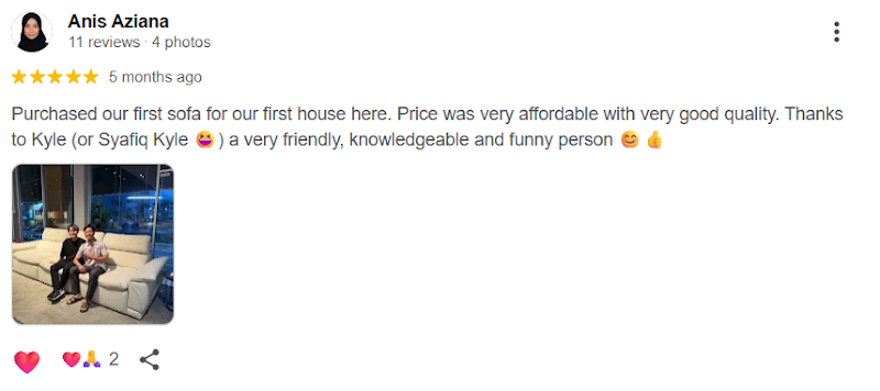 Google customer review