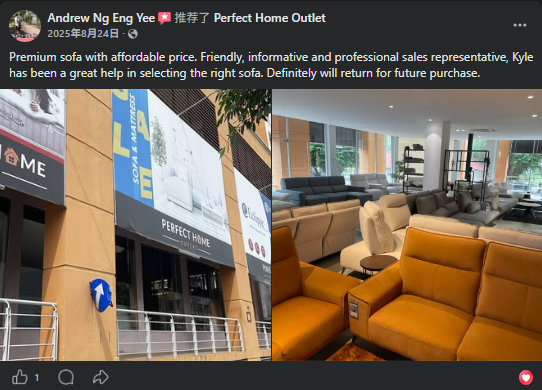 Facebook customer review